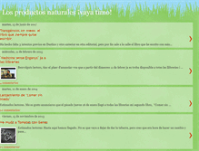 Tablet Screenshot of losproductosnaturales.com